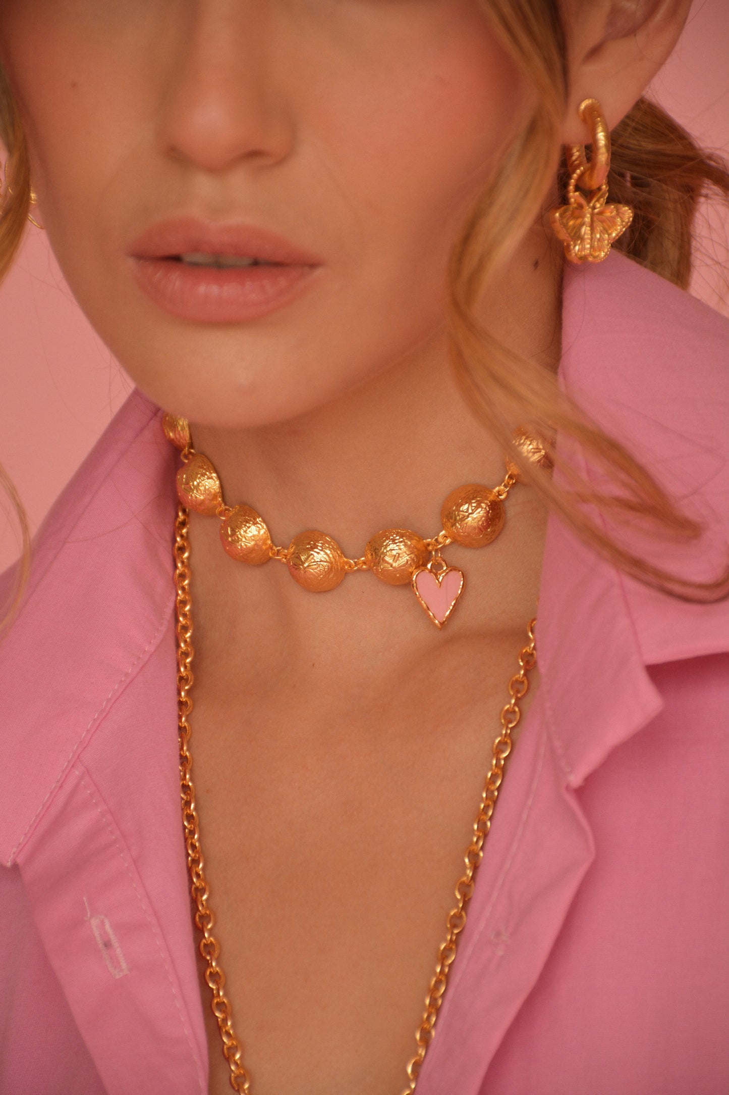 Cadena Bubble Rosa