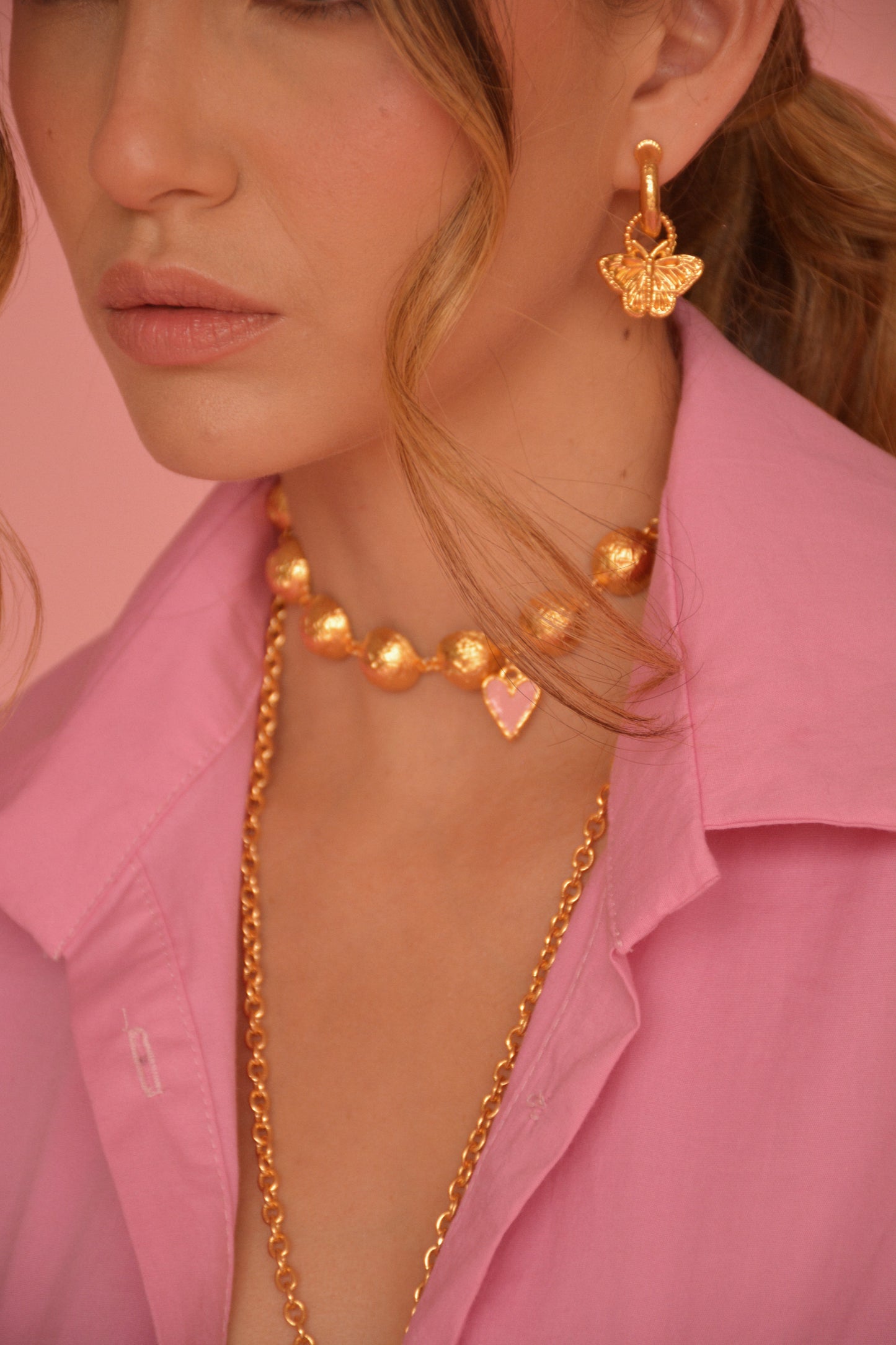 Cadena Bubble Rosa