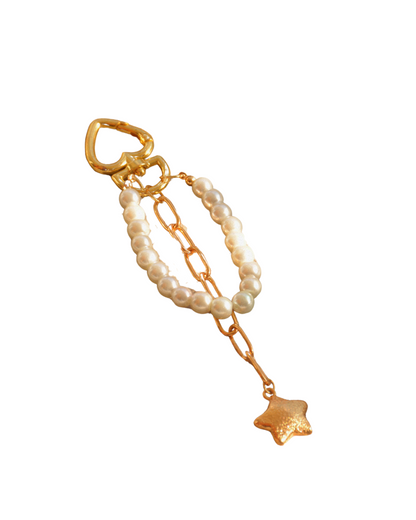 Bag Charm Stargirl Pearl