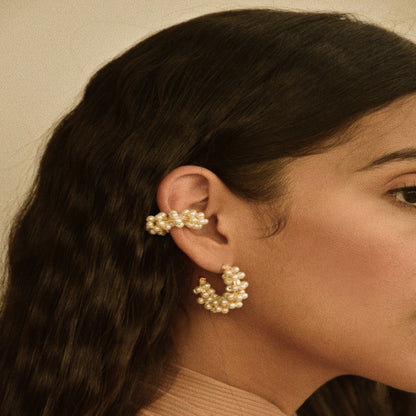 Earcuff Paulina - Pearl
