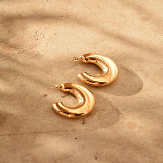 Aretes Nigeria Gold