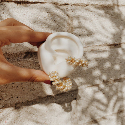 Earcuff Paulina - Pearl