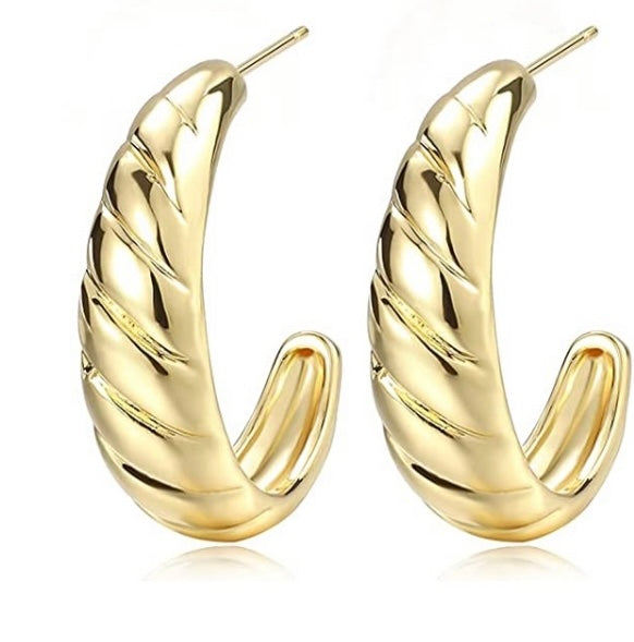 Aretes Charlotte Gold